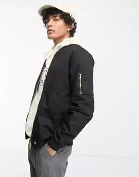 Черный бомбер Dickies Hughson