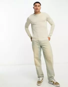 Черный джемпер с круглым вырезом Soul Star