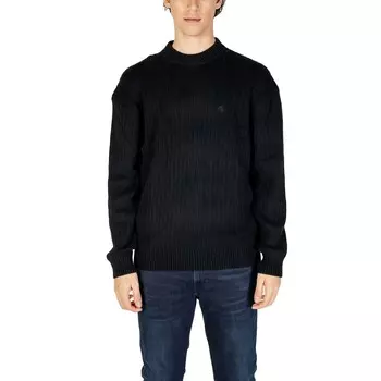 Черный хлопковый свитер Calvin Klein Jeans