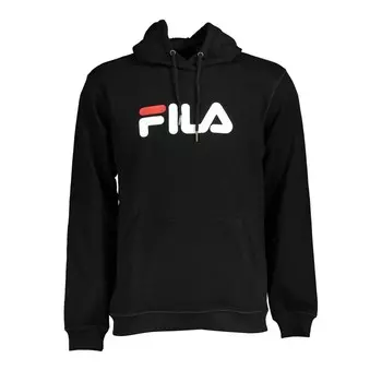 Черный хлопковый свитер Fila