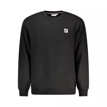 Черный хлопковый свитер Fila