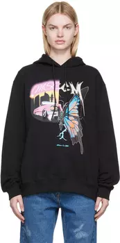 Черный худи из хлопка MSGM