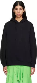 Черный худи оверсайз MSGM