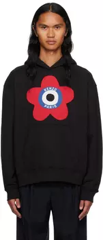 Черный худи Paris Target Kenzo