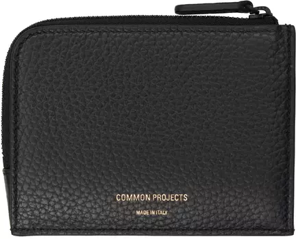 Черный кошелек на молнии Common Projects