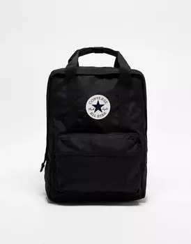 Черный квадратный рюкзак Converse черного цвета