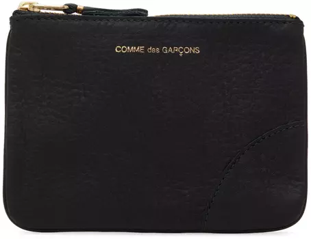 Черный мытый клатч Comme des Garons