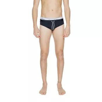 Черный нейлоновый купальник Calvin Klein