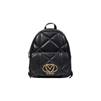 Черный полиэтиленовый рюкзак LOVE MOSCHINO