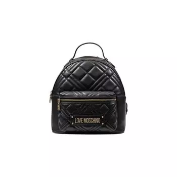 Черный полиэтиленовый рюкзак LOVE MOSCHINO