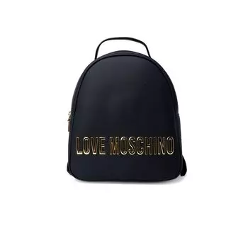 Черный полиэтиленовый рюкзак LOVE MOSCHINO