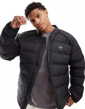 Черный пуховик adidas Originals SST