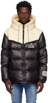Черный пуховик на молнии Just Cavalli