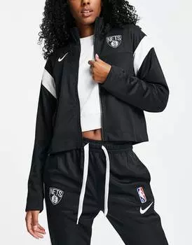 Черный спортивный костюм Nike Basketball NBA Brooklyn Nets Courtside