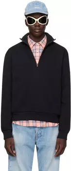 Черный свитер на молнии Acne Studios
