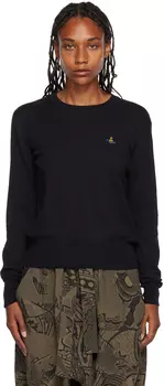 Черный свитер с бисером Vivienne Westwood