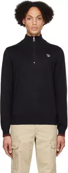 Черный свитер с зеброй PS by Paul Smith