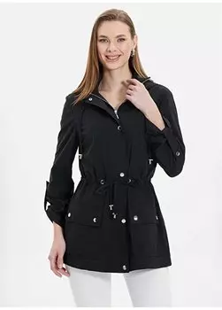 Черный женский тренч 24YSL9363 Selen, черный