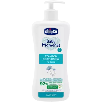 Chicco Baby Moments Baby Skin 0m+ шампунь для детских волос, 500 мл