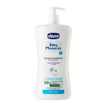Chicco, Шампунь для тела и волос Baby Moments 0m+, 750мл
