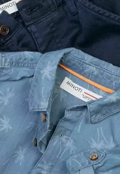 Чино MINOTI, цвет blue denim navy