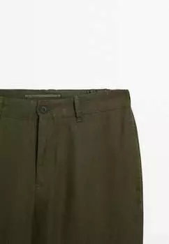 Чино Slim-Fit Massimo Dutti, зеленый