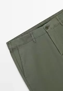 Чинос SLIM FIT Massimo Dutti, темно-зеленый