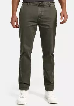 Чиносы INDICODE JEANS, темно-зеленый
