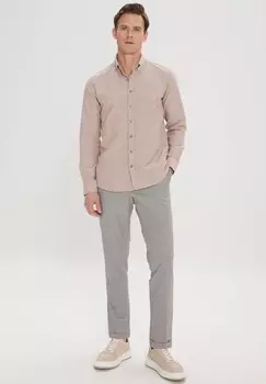 Чиносы SLIM FIT AC&CO / ALTINYILDIZ CLASSICS, коричневый