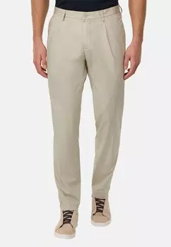 Чиносы STRETCH PINCES Boggi Milano, песочный