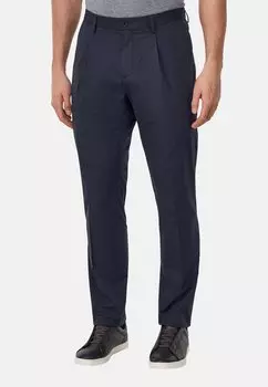 Чиносы STRETCH PINCES Boggi Milano, синий