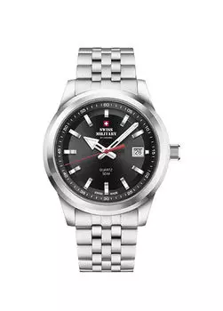 Chrono sm34094.01 стальные мужские наручные часы Swiss Military By Chrono, серебряный