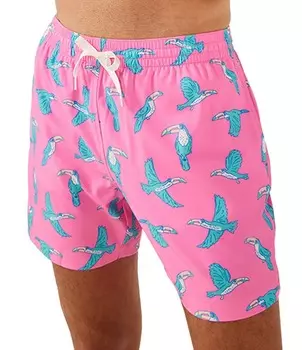 Chubbies Тукан с принтом 5,5 Плавки с внутренним швом, розовый