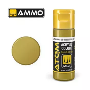 Цинк хромат желтый, ATOM Acrylic Paints