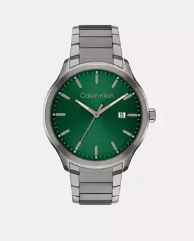 CK Define 25200350 мужские часы из серой стали Calvin Klein, серый