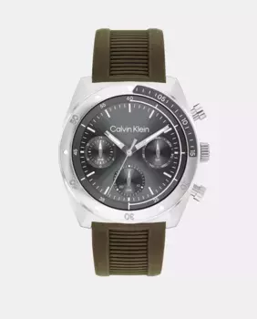 CK Flex 25200469 Многофункциональные мужские часы из стали Calvin Klein, зеленый
