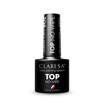 Claresa Top No Wipe отверждающий топ для гибридного лака без смывания 5г