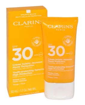 Clarins, Dry Touch Sun Care Cream Face Spf30, Защитный крем для лица, 50 мл