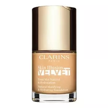 Clarins Skin Illusion Velvet Натуральная матирующая увлажняющая тональная основа 30 мл 1025C