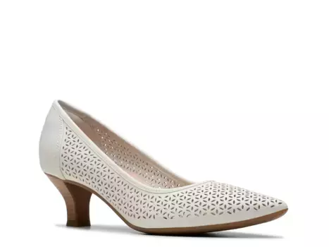 Clarks Kepley Sky Pump, белый