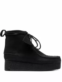 Clarks Originals ботинки Wallabee, черный