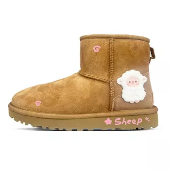 CLASSIC MINI Зимние ботинки женские Ugg, цвет Chestnut