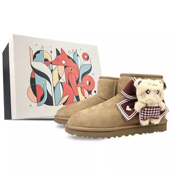 CLASSIC MINI Зимние ботинки женские Ugg, темно-коричневый