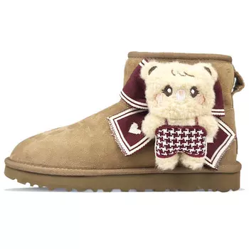 CLASSIC MINI Зимние ботинки женские Ugg, темно-коричневый