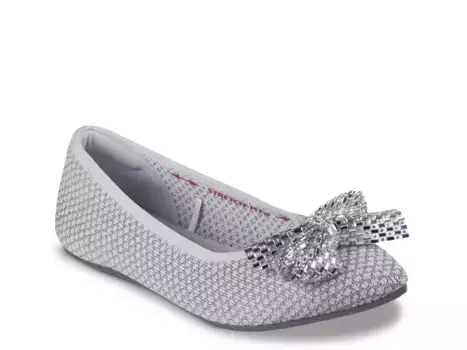 Cleo Балетки Skechers, Silver Metallic