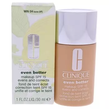Clinique Even Better Makeup SPF 15 WN 04 Тональный крем для женщин Bone, 1 жидкая унция