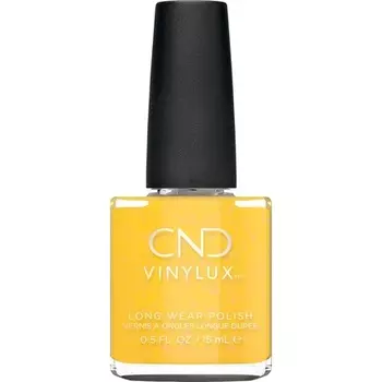 CND Vinylux Catching Light Лак для ногтей № 472 Желтый, устойчивый к царапинам и быстросохнущий, коллекция Gleam & Glow, Original CND