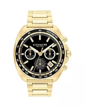 COACH Charter часы, 44 мм, черный