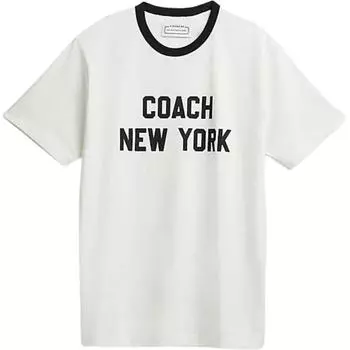 COACH Футболка унисекс белые
