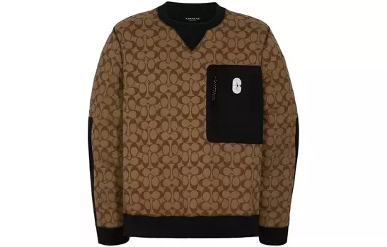 COACH Мужская толстовка, цвет Brown